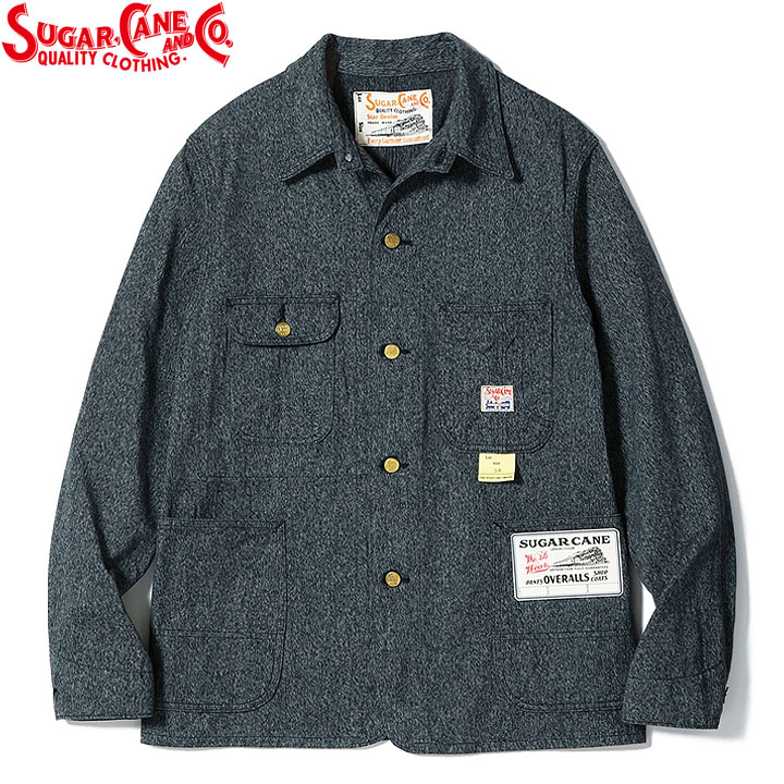 樂天商城 - No.SC15659 SUGAR CANE シュガーケーン9oz. BLACK COVERT WORK COAT
