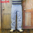 No.SC41823 SUGAR CANE シュガーケーン11oz. HICKORY STRIPE WORK PANTS