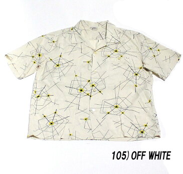 No.SH37594 STAR OF HOLLYWOODHigh Density Rayon Open Shirt“ATOMIC SPIDER WEB”