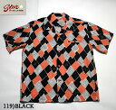No.SH37884 STAR OF HOLLYWOODDOBBY COTTON SHIRT“DIAMOND LEAVES”