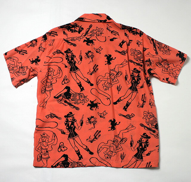 No.SH37872 STAR OF HOLLYWOOD × VINCE RAYHIGH DENSITY RAYON SHIRT“WILD WILD WEST!” 2