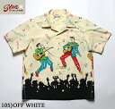 No.SH38116 STAR OF HOLLYWOODCOTTON OPEN SHIRT“KING OF ROCK'N ROLL”(4)