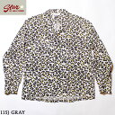 No.SH28379 STAR OF HOLLYWOODHIGH DENSITY RAYONL/S OPEN SHIRT“LEOPARD”