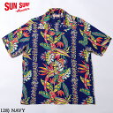 No.SS38804 SUN SURF サンサーフS/S RAYON HAWAIIAN SHIRT“BIRD OF PARADISE & MONSTERA”