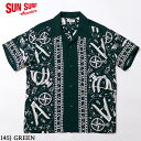 No.SS38810 SUN SURF サンサーフS/S RAYON HAWAIIAN SHIRT“NAVIGATION OF THE SEA”