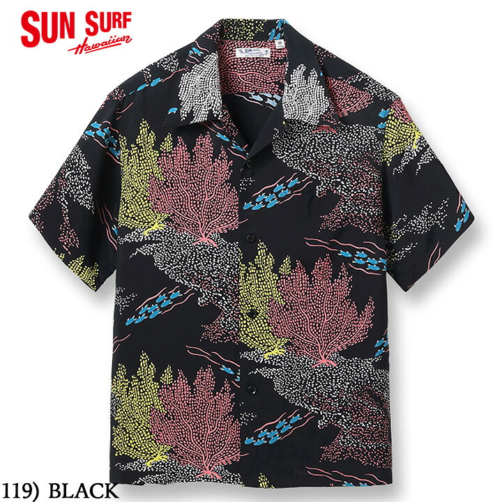 樂天商城 - No.SS39025 SUN SURF サンサーフS/S RAYON HAWAIIAN SHIRT“SEAFAN”