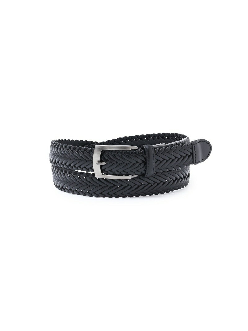 イタリアンボンデットベルト JUNRED ジュン スタンダード ピックス ファッション雑貨 ベルト ブラック ブラウン[Rakuten Fashion]