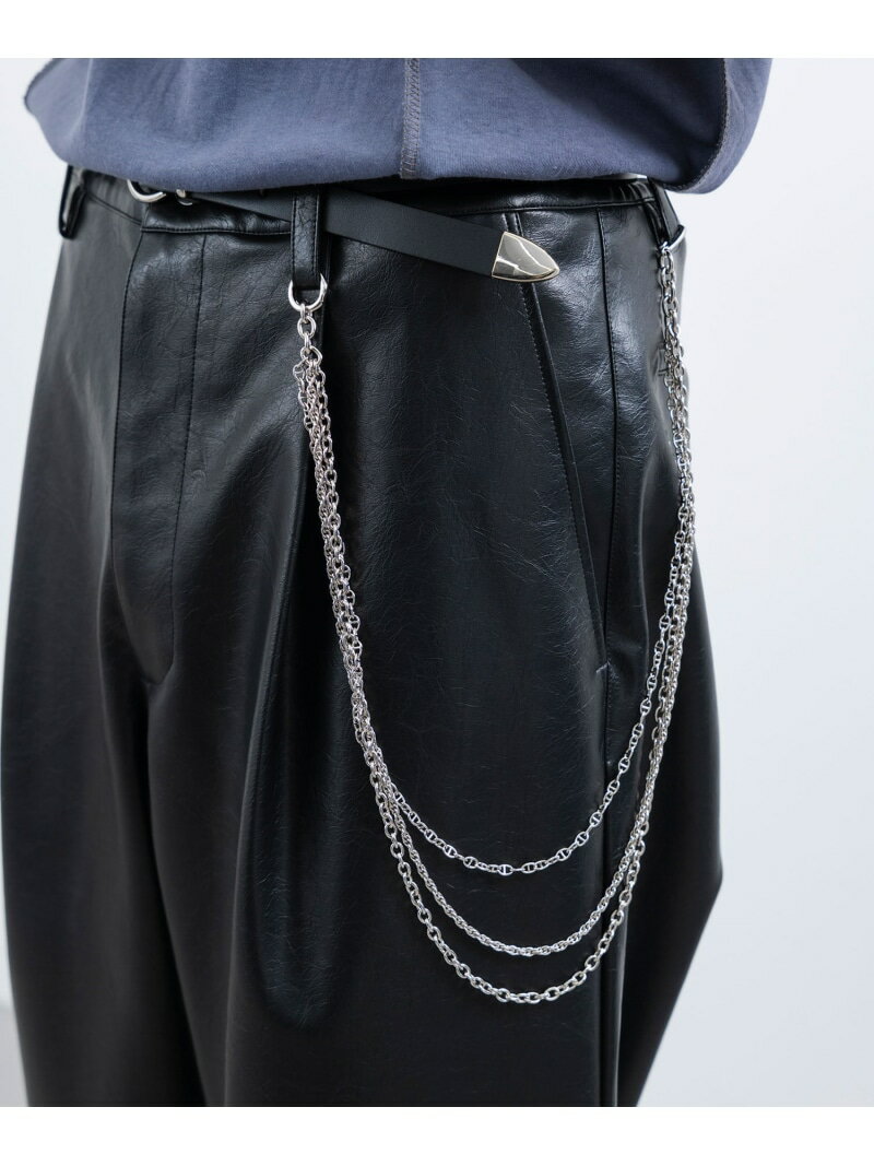 ital. from JUNRed / 2way triple wallet chain JUNRed Wbh t@bVG `[EL[`F[ Vo[yz[Rakuten Fashion]