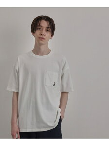 エシカルハーフスリーブTシャツ JUNRed ジュンレッド カットソー カットソーその他 ホワイト グリーン ネイビー ピンク[Rakuten Fashion]