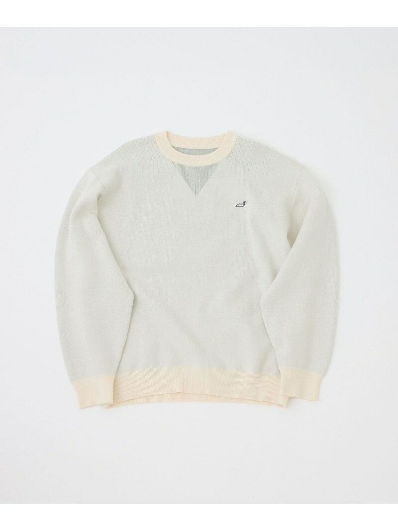 乐天商城 - 【SALE／16%OFF】RED EYE DUCK スウェットライクニット j.n.r.d ジュン スタンダード ピックス トップス ニット ブルー ホワイト ブラック【RBA_E】【送料無料】[Rakuten Fashion]