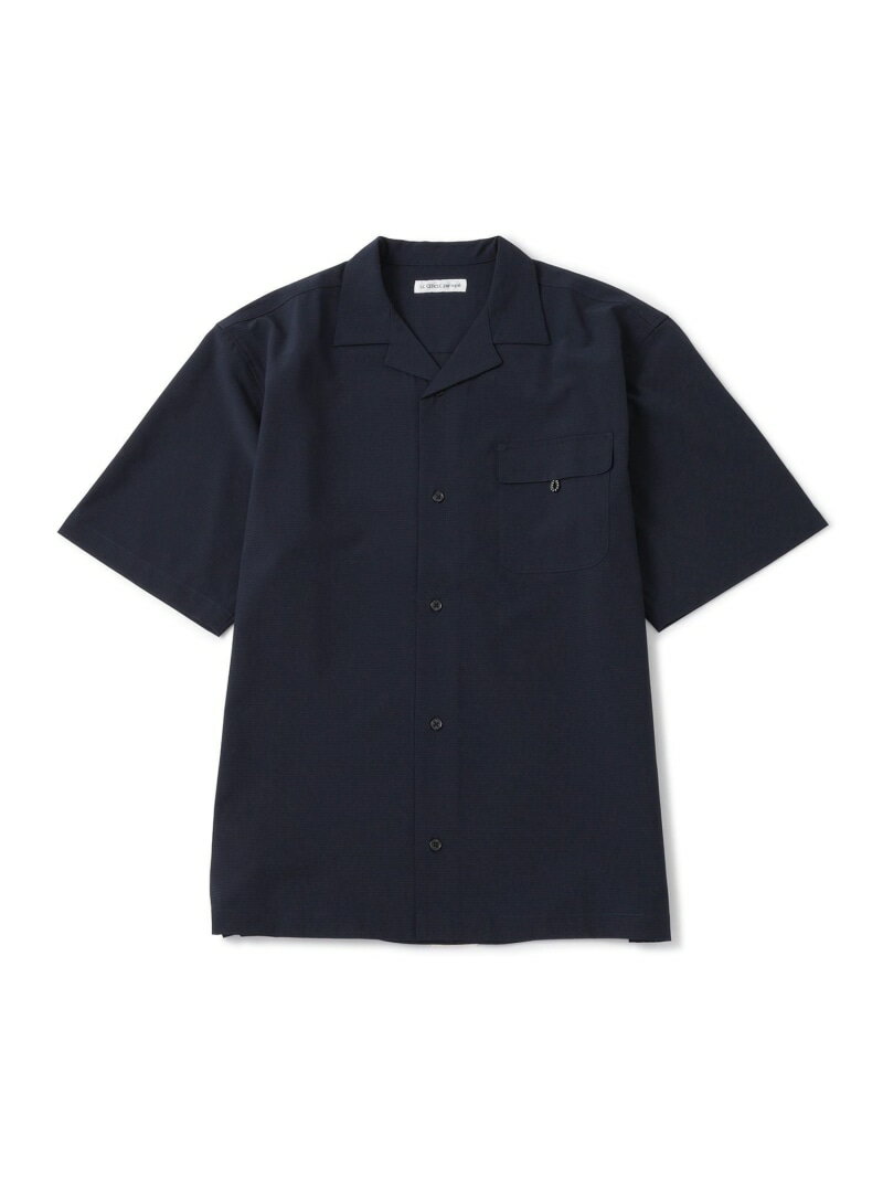 Rakuten - ロフトエアハーフスリーブシャツ/セットアップ対応/接触冷感/UVケア LE CERCLE par rope' HOMME ジュン スタンダード ピックス トップス シャツ・ブラウス ブラック ネイビー【送料無料】[Rakuten Fashion]