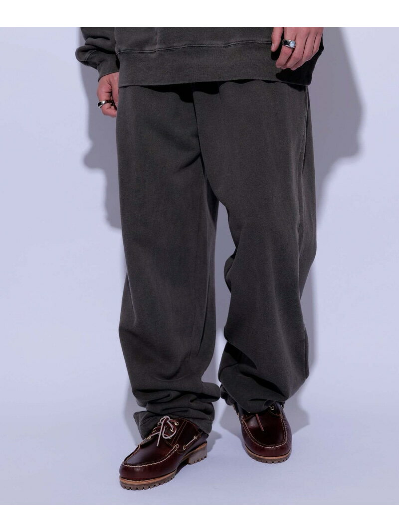 【SALE／60%OFF】re_k by JUNRED / オーバーダイワイドストレートスウェットパンツ re_k by JUNRED ジュンレッド パンツ その他のパンツ グレー パープル【RBA_E】[Rakuten Fashion]