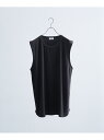 【SALE/55%OFF】ルーズノースリーブカットソー JUNRed ジュンレッド トップス ノースリーブ・タンクトップ ホワイト ブラック【RBA_E】[Ra...