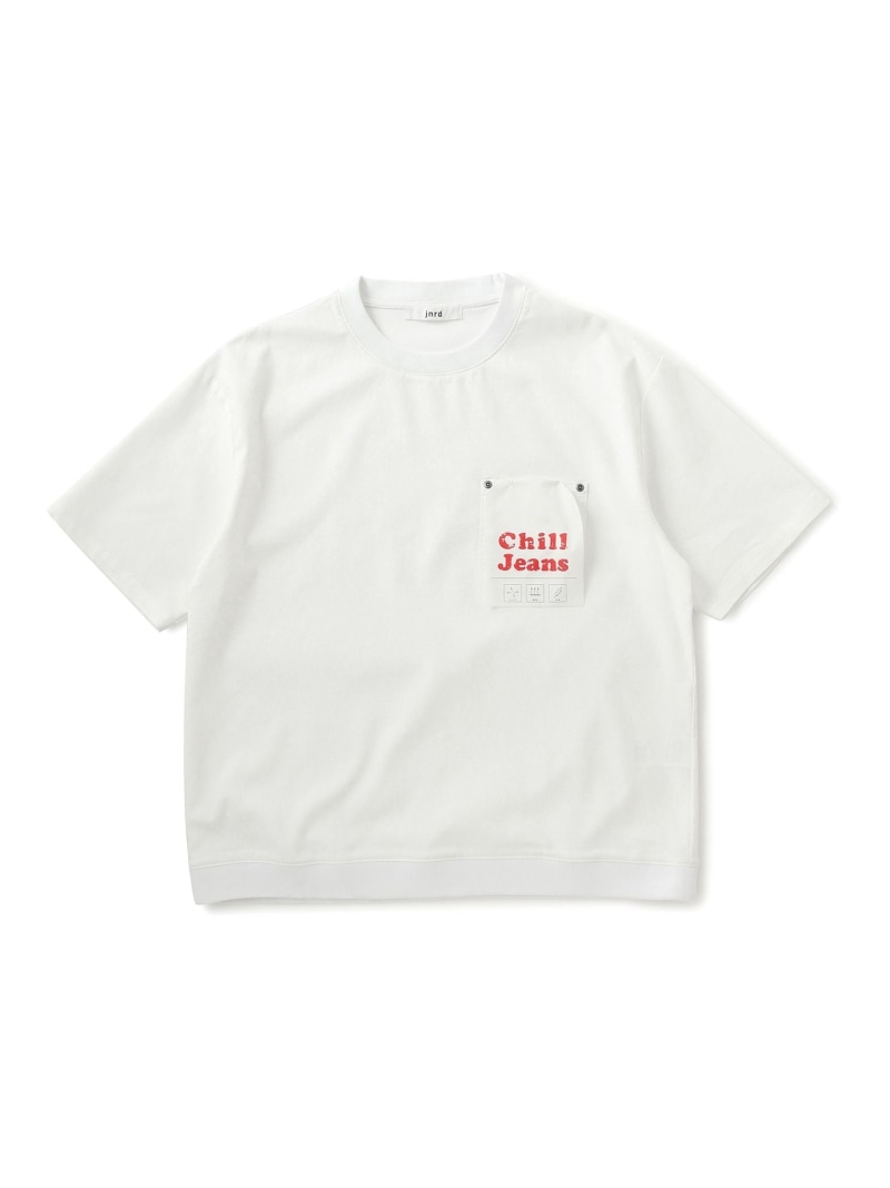 Rakuten - チルジーンズリベットポケットプルオーバー/セットアップ対応/軽量 j.n.r.d ジュン スタンダード ピックス トップス カットソー・Tシャツ ブラック ホワイト ネイビー グレー ブルー【送料無料】[Rakuten Fashion]