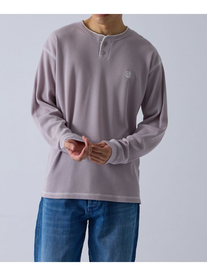 Rakuten - 【SALE／60%OFF】ステッチワッフルロングスリーブTシャツ j.n.r.d ジュン スタンダード ピックス トップス カットソー・Tシャツ グレー パープル ベージュ【RBA_E】[Rakuten Fashion]