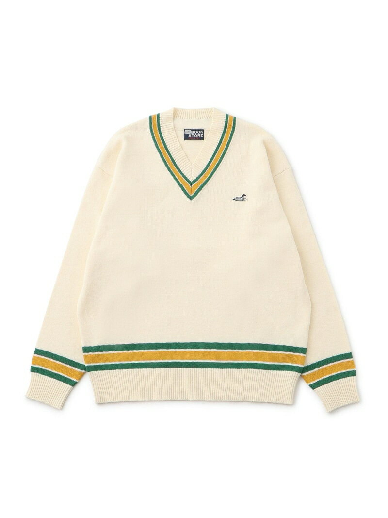 Rakuten - 【SALE／50%OFF】j.n.r.d/RED EYE DUCKチルデンニット j.n.r.d ジュン スタンダード ピックス トップス ニット ホワイト ネイビー【RBA_E】[Rakuten Fashion]