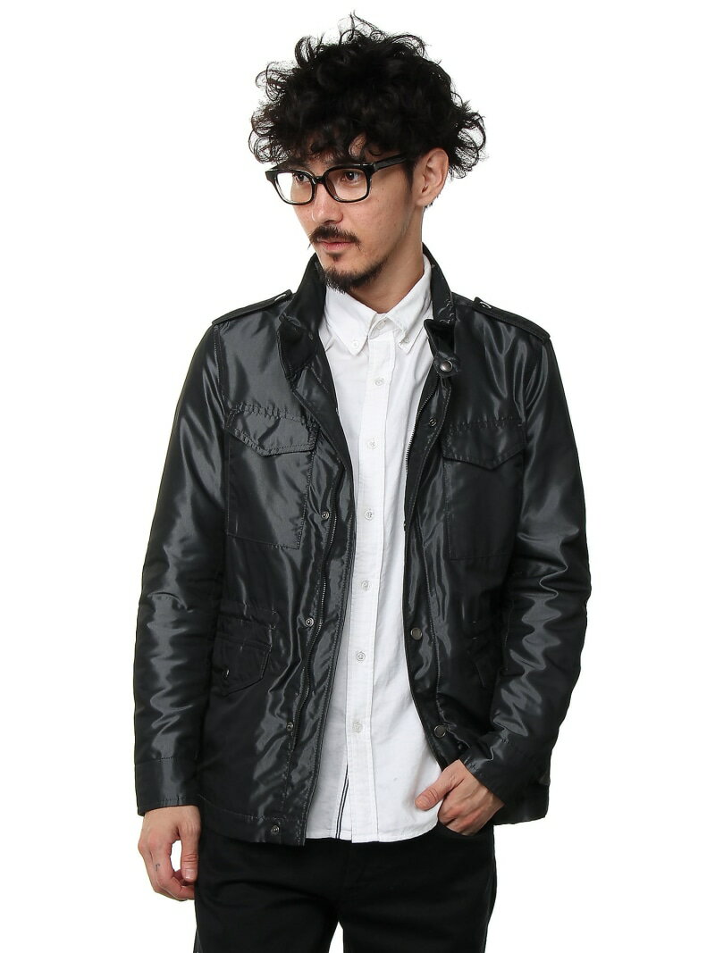【SALE／70%OFF】シャンブレーM65 JUNMEN ジュン スタンダード ピックス ジャケット・アウター ブルゾン・ジャンパー グレー ネイビー【RBA_E】【送料無料】[Rakuten Fashion]