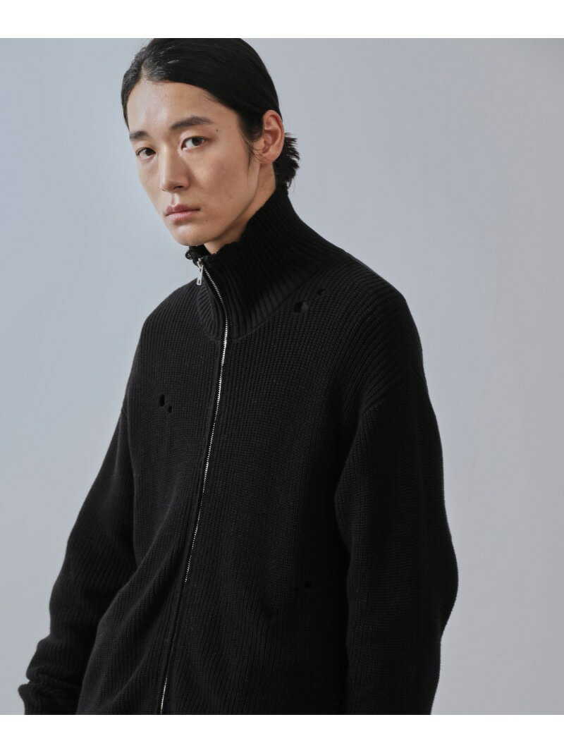 Rakuten - 【SALE／70%OFF】グランジドライバーズニット JUNRED ジュン スタンダード ピックス トップス ニット レッド グレー ブラック【RBA_E】[Rakuten Fashion]
