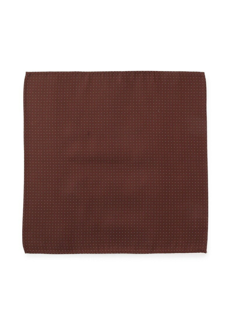 【SALE／50%OFF】ピンドットチーフ j.n.r.d ジュン スタンダード ピックス ファッション雑貨 ハンカチ・ハンドタオル パープル レッド ブラウン【RBA_E】[Rakuten Fashion]