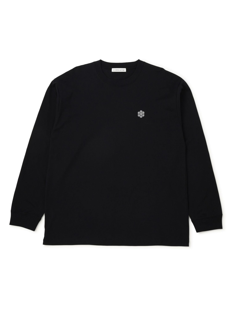 乐天商城 - GreenlandグラフィックロングスリーブTシャツ LE CERCLE par rope' HOMME ジュン スタンダード ピックス トップス カットソー・Tシャツ ブラック ホワイト【送料無料】[Rakuten Fashion]
