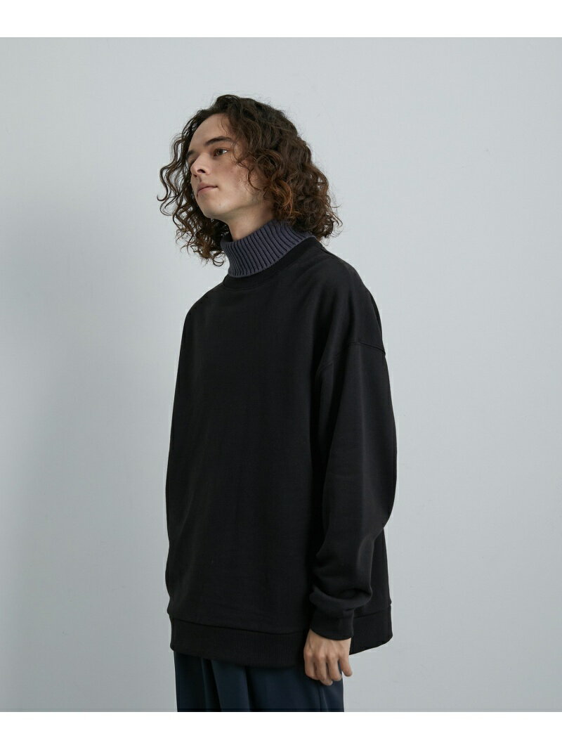【SALE／60%OFF】襟配色ニットリブタートルネックPO JUNRED ジュン スタンダード ピックス トップス スウェット・トレーナー グリーン オレンジ ブラック ホワイト【RBA_E】[Rakuten Fashion]