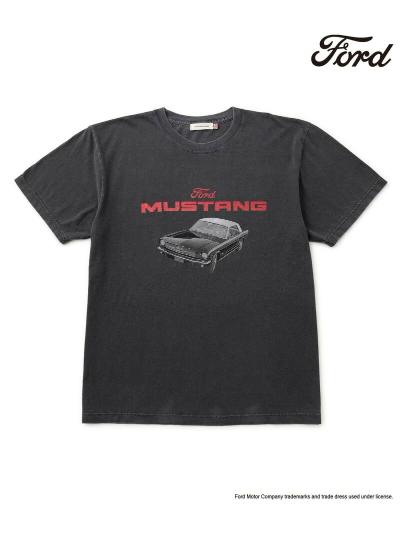 マスタングモチーフTシャツ LE CERCLE par rope' HOMME ジュン スタンダード ピックス トップス カットソー・Tシャツ グレー ホワイト