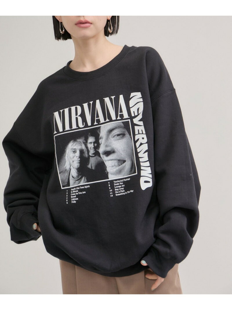 Other - 【GOOD ROCK SPEED/グッドロックスピード】NIRVANAフェイスプリントスウェット/NEVERMIND SWEAT LE CERCLE par rope' HOMME ジュン スタンダード ピックス トップス スウェット・トレーナー ブラック【送料無料】[Rakuten Fashion]