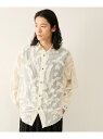 【SALE/50%OFF】シアージャガードシャツ JUNRED ジュンレッド トップス シャツ・ブラウス ベージュ ブラック ホワイト【RBA_E】[Rakut...