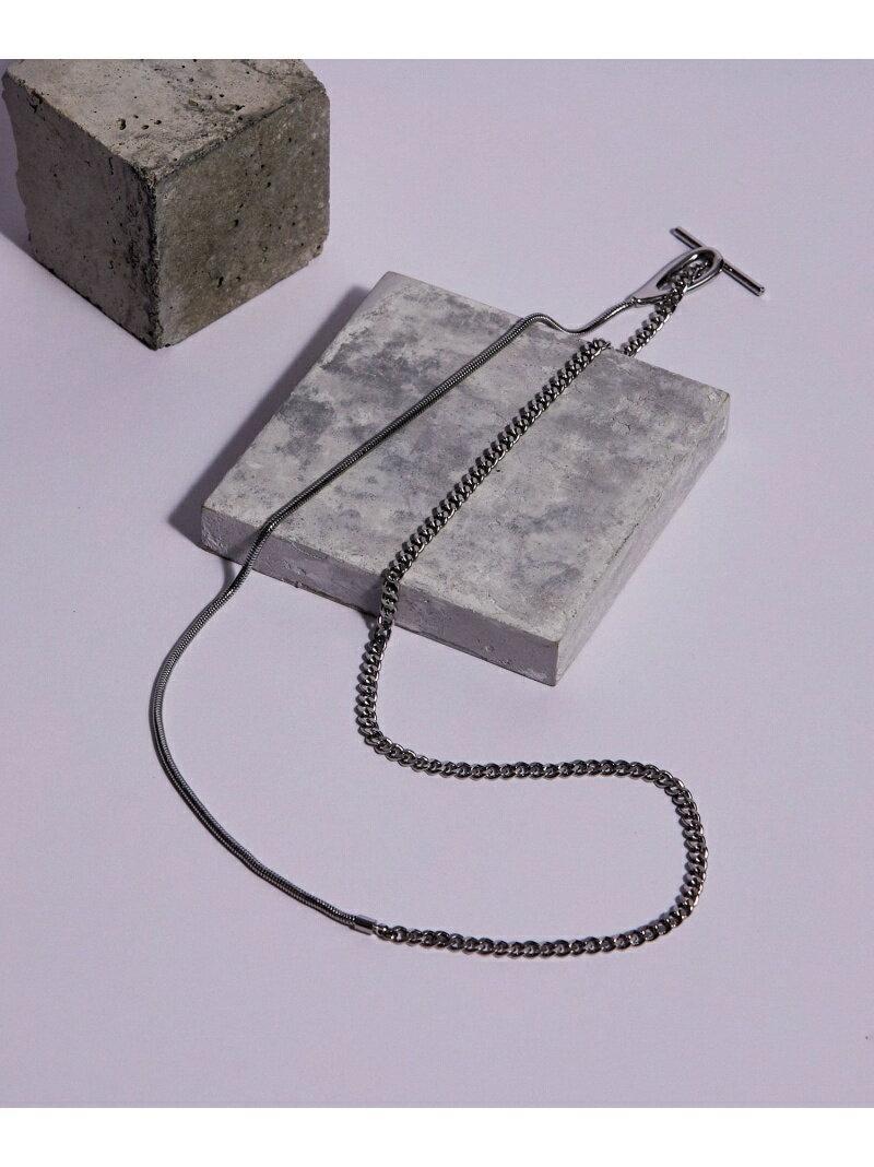 ital. from JUNRed / snake necklace switching JUNRed Wbh ANZT[Erv lbNX Vo[yz[Rakuten Fashion]