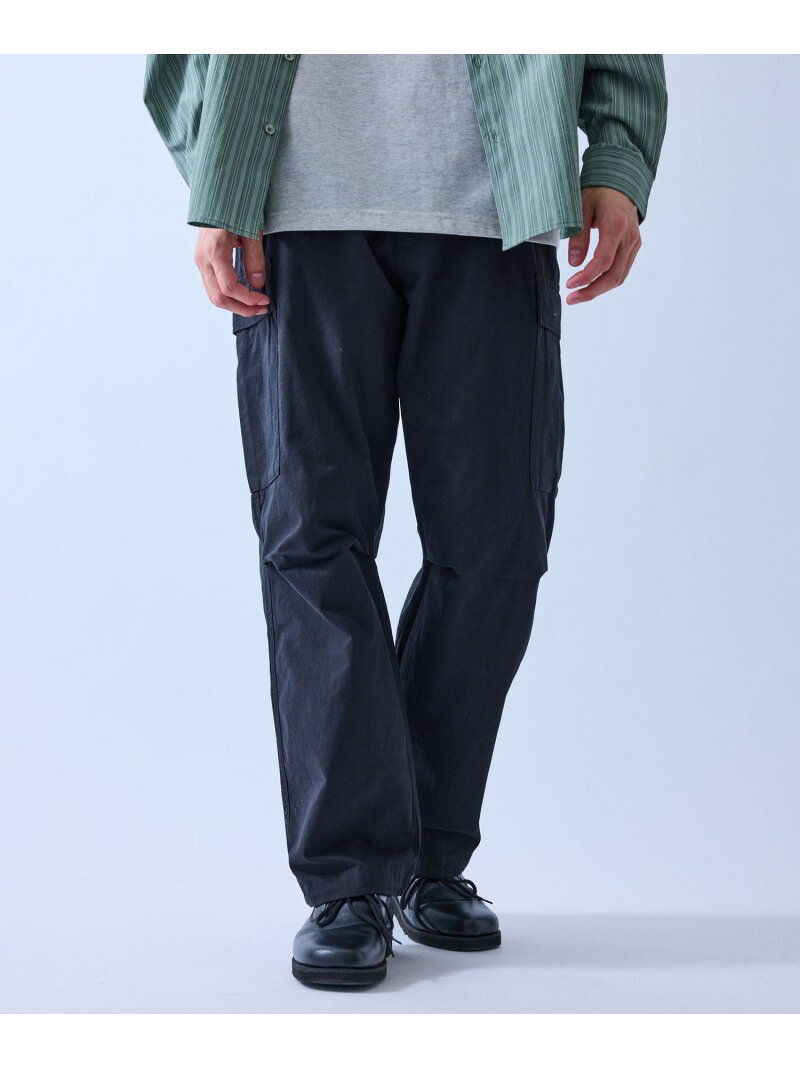 Rakuten - 【SALE／30%OFF】【3/2WORKS】別注/リップストップカーゴパンツ LE CERCLE par rope' HOMME ジュン スタンダード ピックス パンツ カーゴパンツ カーキグリーン ベージュ ブラック【RBA_E】【送料無料】[Rakuten Fashion]