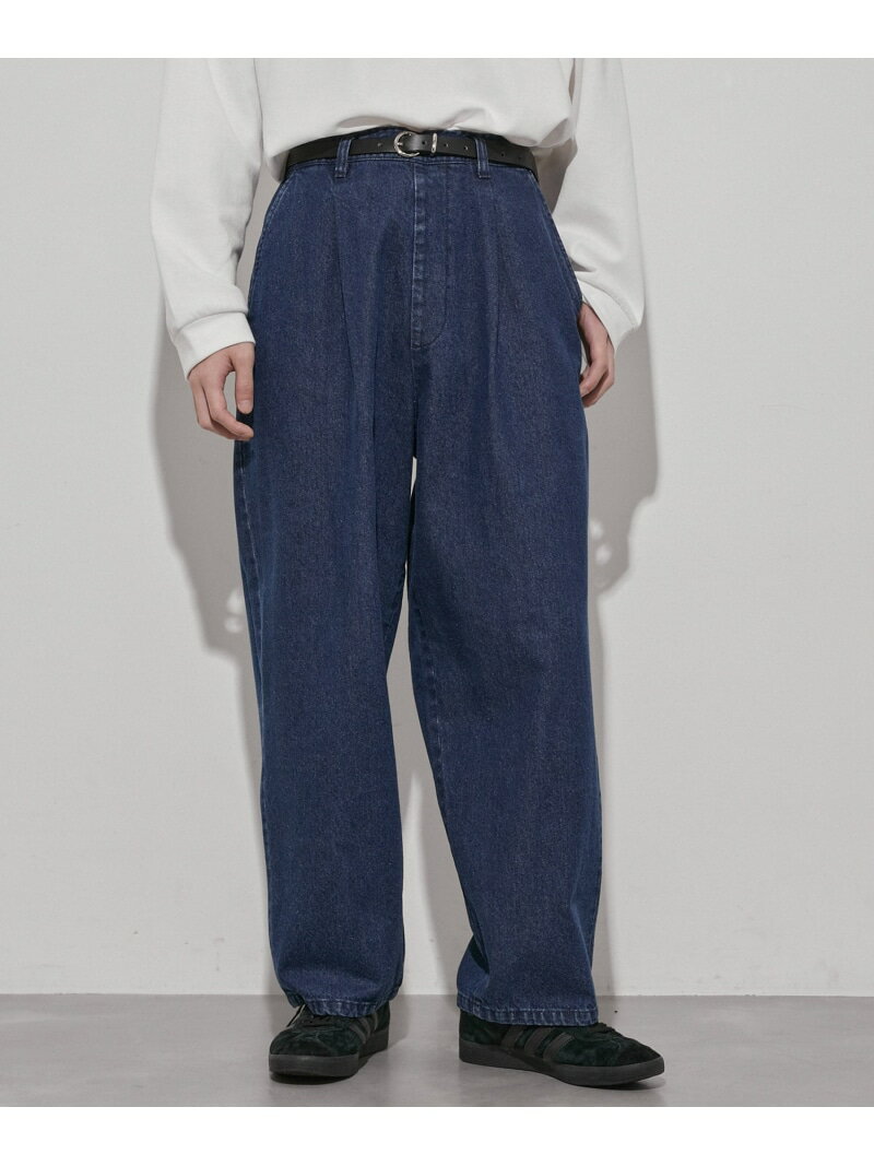 【SALE/38%OFF】エコデニムワイドパン...の紹介画像2