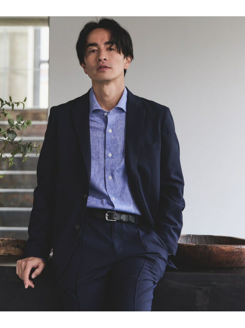 Rakuten - マイクロシアサッカージャケット/セットアップ対応 JUN STANDARD PICKS ジュン スタンダード ピックス ジャケット・アウター テーラードジャケット・ブレザー グレー ネイビー【送料無料】[Rakuten Fashion]