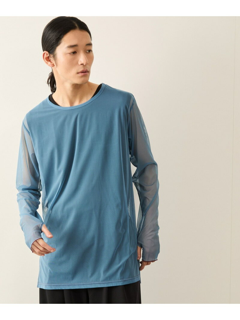 Rakuten - 【SALE／80%OFF】シアーメローロングスリーブTee JUNRED ジュン スタンダード ピックス トップス カットソー・Tシャツ パープル ブルー【RBA_E】[Rakuten Fashion]