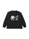 【SALE/60%OFF】【Chocomoo*JUNRED】コラボクルーネックスウェット JUNRed ジュンレッド トップス スウェット・トレーナー グレー ...