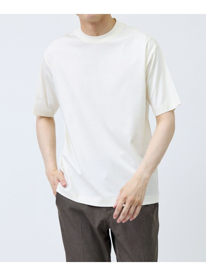 乐天商城 - シルクブレンドバックハイネック JUN STANDARD PICKS ジュン スタンダード ピックス トップス カットソー・Tシャツ ホワイト ブラック ベージュ【送料無料】[Rakuten Fashion]