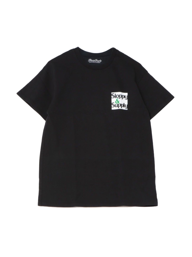 Rakuten - 【SLOPPY SUPPLY/スロッピーサプライ】プリントTシャツ LE CERCLE par rope' HOMME ジュン スタンダード ピックス トップス カットソー・Tシャツ ブラック グリーン ホワイト【送料無料】[Rakuten Fashion]