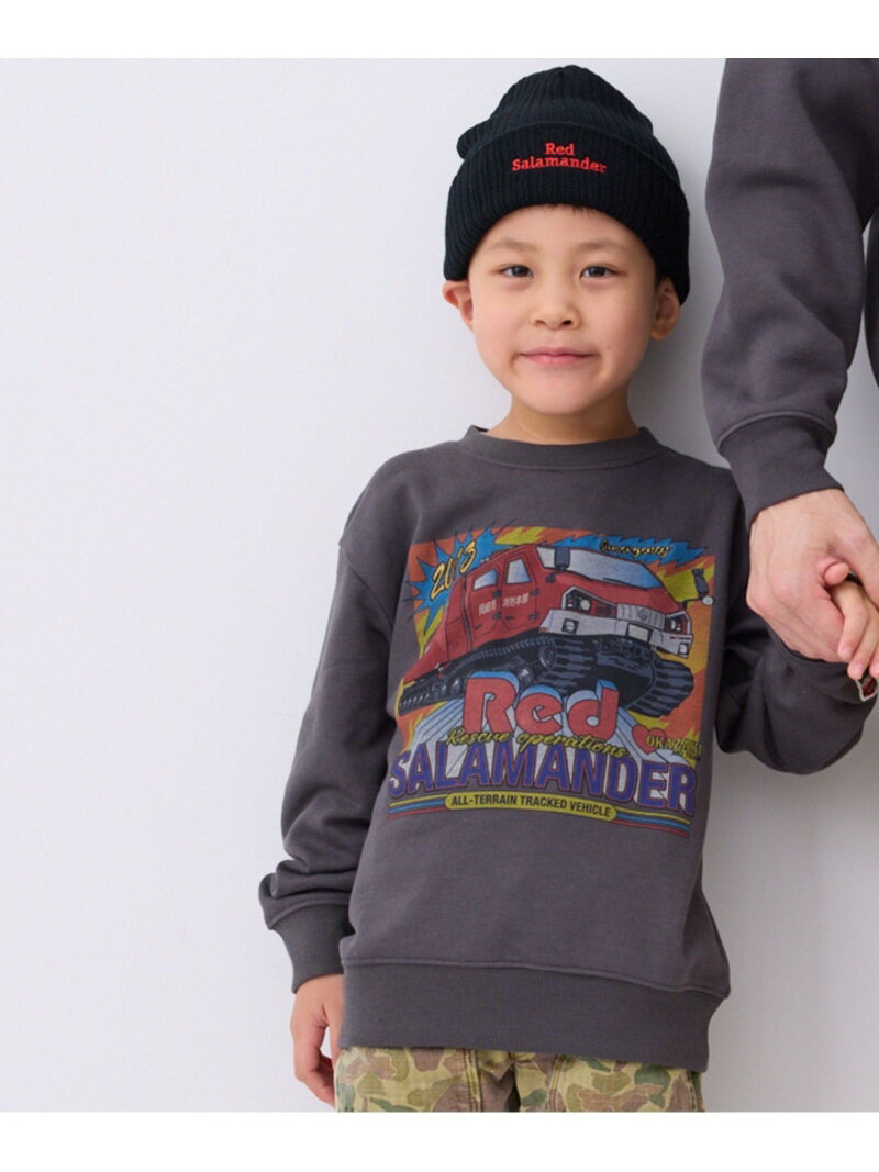乐天商城 - 【KIDS】【Red Salamander】フロントプリント裏毛スウェット j.n.r.d ジュン スタンダード ピックス トップス スウェット・トレーナー グレー ブルー【送料無料】[Rakuten Fashion]