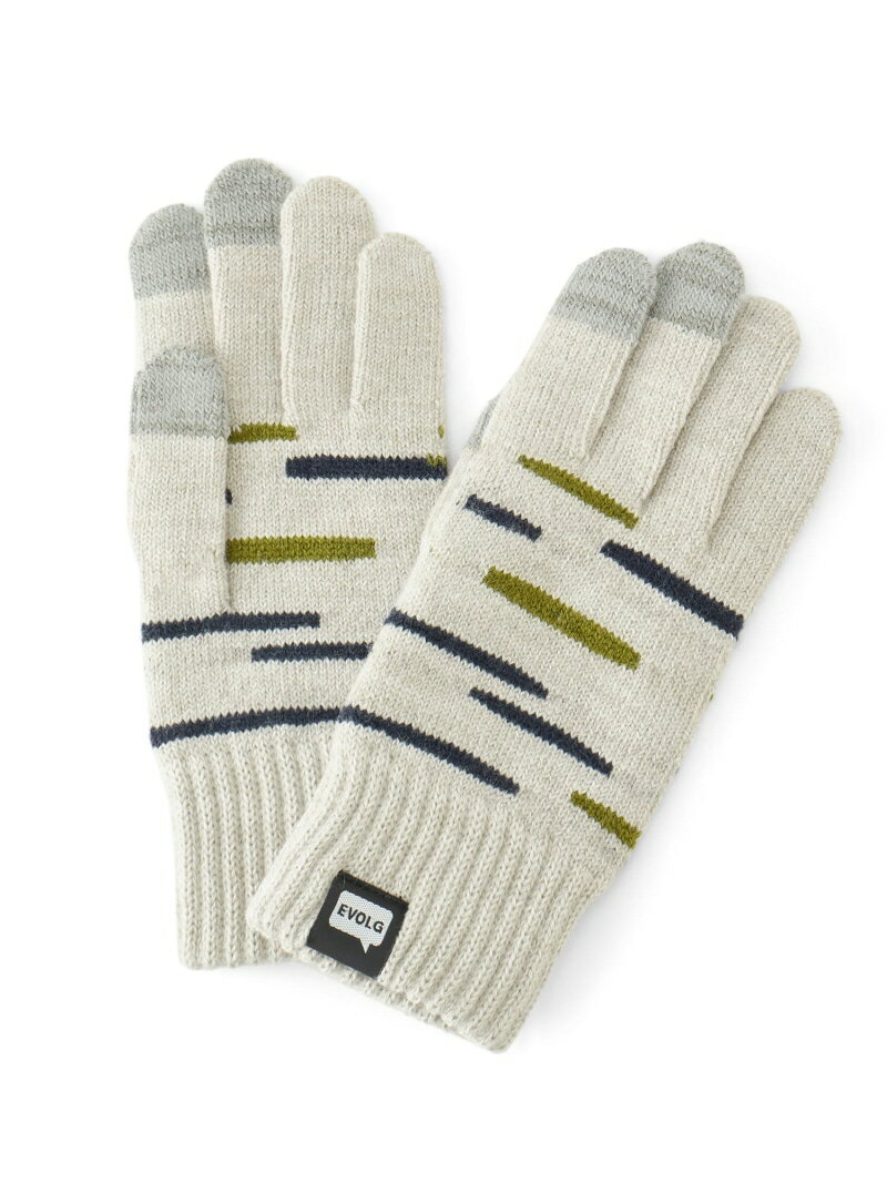 【EVOLG/エヴォログ】j.n.r.d/GLEAM JUNRed ジュンレッド ファッション雑貨 手袋 ネイビー グレー[Rakuten Fashion]