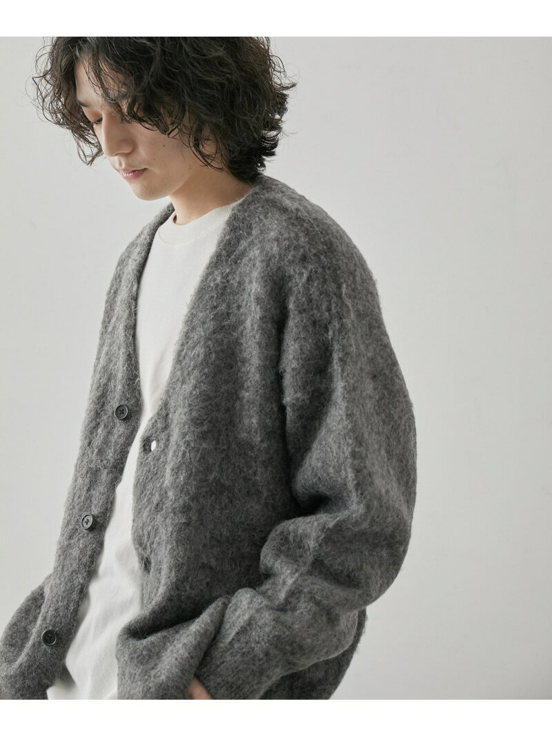 ジュンレッド 服 メンズ 【SALE／70%OFF】シャギーリラックスカーディガン JUNRed ジュンレッド トップス カーディガン グレー ブラウン グリーン【RBA_E】[Rakuten Fashion]