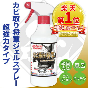 カビ カビ取り 【カビ取り将軍 ジェルスプレー 350g 超強力タイプ】 お風呂 風呂の壁 床 パッキン タイル目地に密着して黒カビを強力 除去するカビ掃除が楽になる 業務用 カビ取り剤