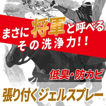 カビ カビ取り カビ取り将軍 ジェルスプレー 350g 超強力タイプ お風呂 風呂の壁 床 パッキン タイル目地に密着して黒カビを強力 除去するカビ掃除が楽になる 業務用 カビ取り剤