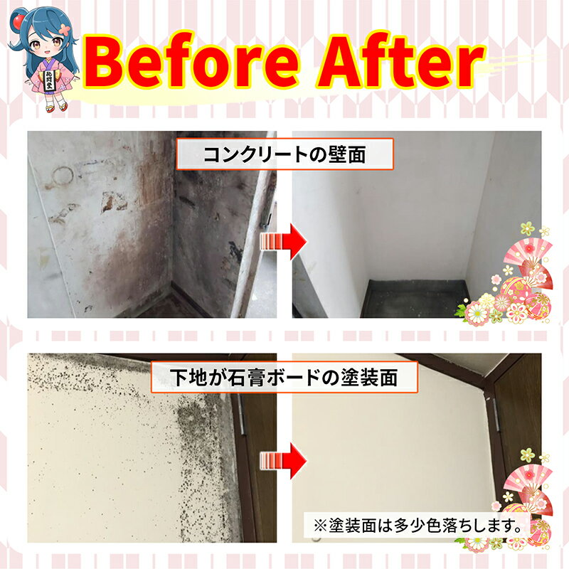 強力カビ取りカビ取り侍液スプレー1000g強力タイプ風呂部屋の壁紙土壁クロス詰め替え可能純閃堂風呂木材壁紙カビ除去布団カーテン畳外壁