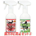 カビ取り 防カビ 強力カビ防止セット2 /カビ取り侍液スプレー強力タイプと防カビ侍水性タイプのセット /強力なカビ取り剤で部屋の壁 天井 台所 キッチンや和室の...