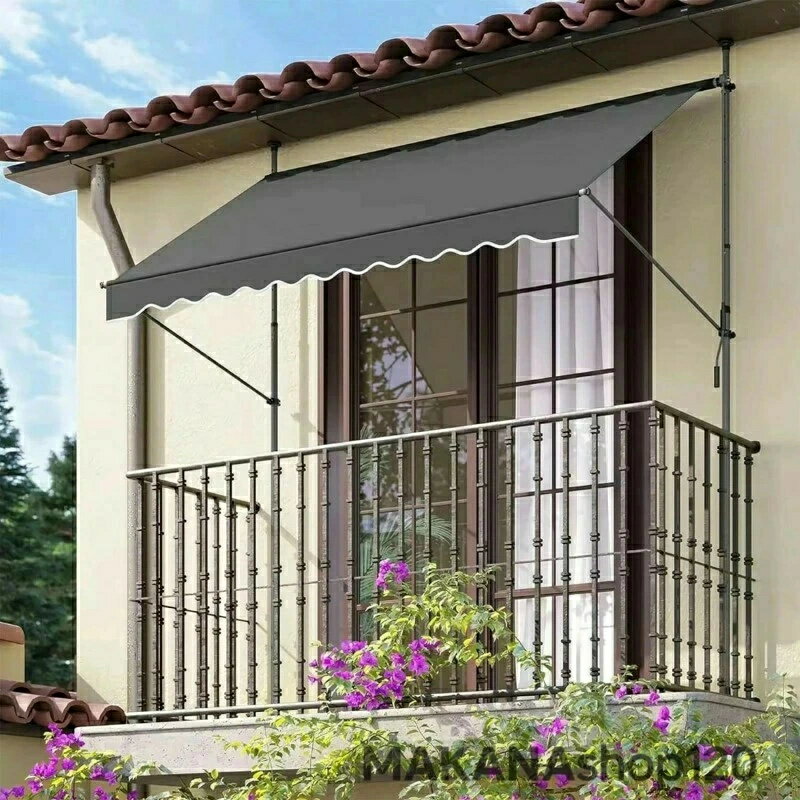 商品情報 【商品詳細】 オーニングテントのサイズ(約)：幅400cm-100cm、奥行き120cm、高さ215cm～310cm，さまざまな色が用意されています。フレーム：粉体塗装された鋼製；巻き取り式、100％ポリエステル180g/m?、UVコーティング。 【高さ調節可能】 このオーニングテント、高さを調整でき，異なる窓やバルコニーに合わせて調整できます。また、太陽の位置に応じてキャンバスの傾斜を調整することもできます。便利なクランクで簡単に巻き上げ/巻き下ろしができるため、テラスの日よけはすばやく使用または収納できます。 【高品質素材】 頑丈な鋼製フレームと滑り止めの足が、窓やバルコニーで最適な安定性を確保します。高品質のポリエステルキャンバスは、PUコーティングとUV耐性処理が施されており、紫外線や夏の雨からしっかりと保護します。さらに、キャンバスは簡単にお手入れできます。 【簡単な取り付け】 工具不要のオーニングは、2人で簡単に取り付けることができます。わかりやすく詳細な取り付け説明書が付属しています。すべての必要なアクセサリーがパッケージに含まれています。 【日よけ効果】 ポリエステル生地にPUコーティングを施した当社のテラスの日よけは、通気性があり太陽光に強いです。180g/m?のポリエステル生地でUVから保護し、隣人の視線を遮ります。日よけは、庭、テラス、バルコニーの外で美しい日陰空間を作り出します。 【商品詳細】 サイズ(約)：幅300cm-150cm、奥行き120cm、高さ215cm～310cm 材質：生地ポリエステル100％、支柱スチール。 ※ご注意： 強風(20m/s以上)の時、または突風が予想される場合、長時間の雨、大雨、暴雨が予想される場合はテントを巻き取って下さい。※ご注意：取り付け高さは215cm以上必要です。 防水耐久性：このオーニングはアルミニウムとスチールフレームで作られています。 スチール製の角パイプにより安定性が向上し、重い荷物を安全に運ぶことができます。 軽量でありながら強力なパウダーコーティングされたアルミニウムフレームは損傷に強く、長寿命です。 太陽や雨をしっかりと遮ることができます：このパティオオーニングは高品質のポリエステル生地で作られており、優れた日焼け止めと優れた耐紫外線性を備えていることがテストされています。 高品質のPU防水コーティングにより、雨に対して非常に優れています。 収納便利、スペースを占有しない：このオーニングは保管に便利で、使用しないときは閉じることができ、閉じたオーニングはサイズが小さく、スペースを占有しません、保管に便利です。 多用途効果：このオーニングはさまざまな方法で使用できます。 開くと紫外線対策、日よけ、雨よけに使えます。 組み合わせれば店舗のシェルターとしても使えます。 取り付けが簡単で移動も簡単：このオーニングは組み立てるだけですぐに使用でき、建設のために穴を開ける必要はありません。 パッケージには取り付け説明書が付属しており、1人でも簡単に取り付けることができます。 利用可能なサイズ (幅): 1M,1.5M,2M,2.5M,3M,3.5M,4M 穴あけなしで取り付け可能 高さ、角度を自由に選べる。 幕は巻き上げ式なので収納カンタン。 日差し、紫外線、雨から守る優れた性能 丈夫なスチールサポートチューブ、丈夫なフレーム 設置は突っ張って固定するだけだから、工事がいらないのはもちろん、ドライバーすらいらないため、女性にも優しく、届いた日からすぐに使える。