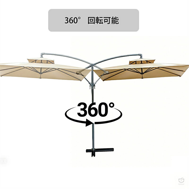(母の日の贈り物)パラソル ガーデンパラソル 大型 風に強い (約)直径250cm ベラン...