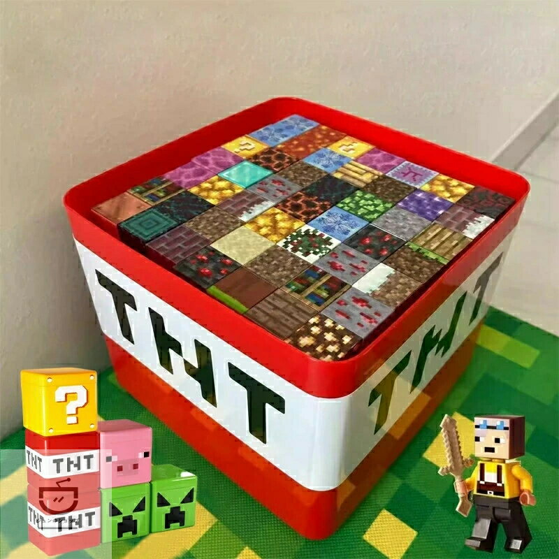 【 SALE】【★人気商品★】磁石ブロック マグネットブロック おもちゃ マインクラフト 磁力 ブロック マグネットブロック 立体パズル 子供クリスマスプレゼント