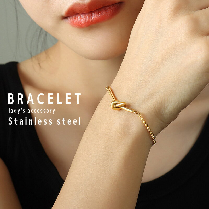 ブレスレット サージカルステンレス 金属アレルギー対応 ゴールド チェーン レディース 女性 アクセサリー おしゃれ 華奢 細め