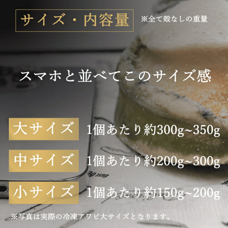 潤昇 楽天市場店の冷凍アワビ オーストラリア タスマニア産 天然グリーンリップアワビ 殻なし 1個 300g 大サイズ 加熱用 送料無料｜アングル3
