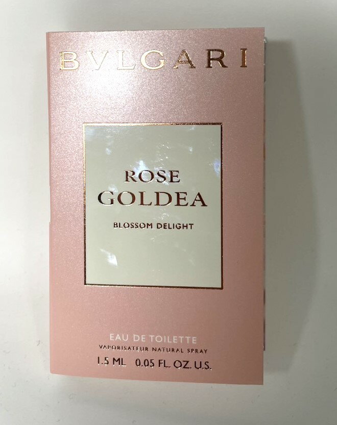 【ネコポス送料無料】BVLGARI ブルガリ ローズゴルデア ブロッサムディライト オードトワレ1.5ml 香水 フレグランス 人気商品 お試し