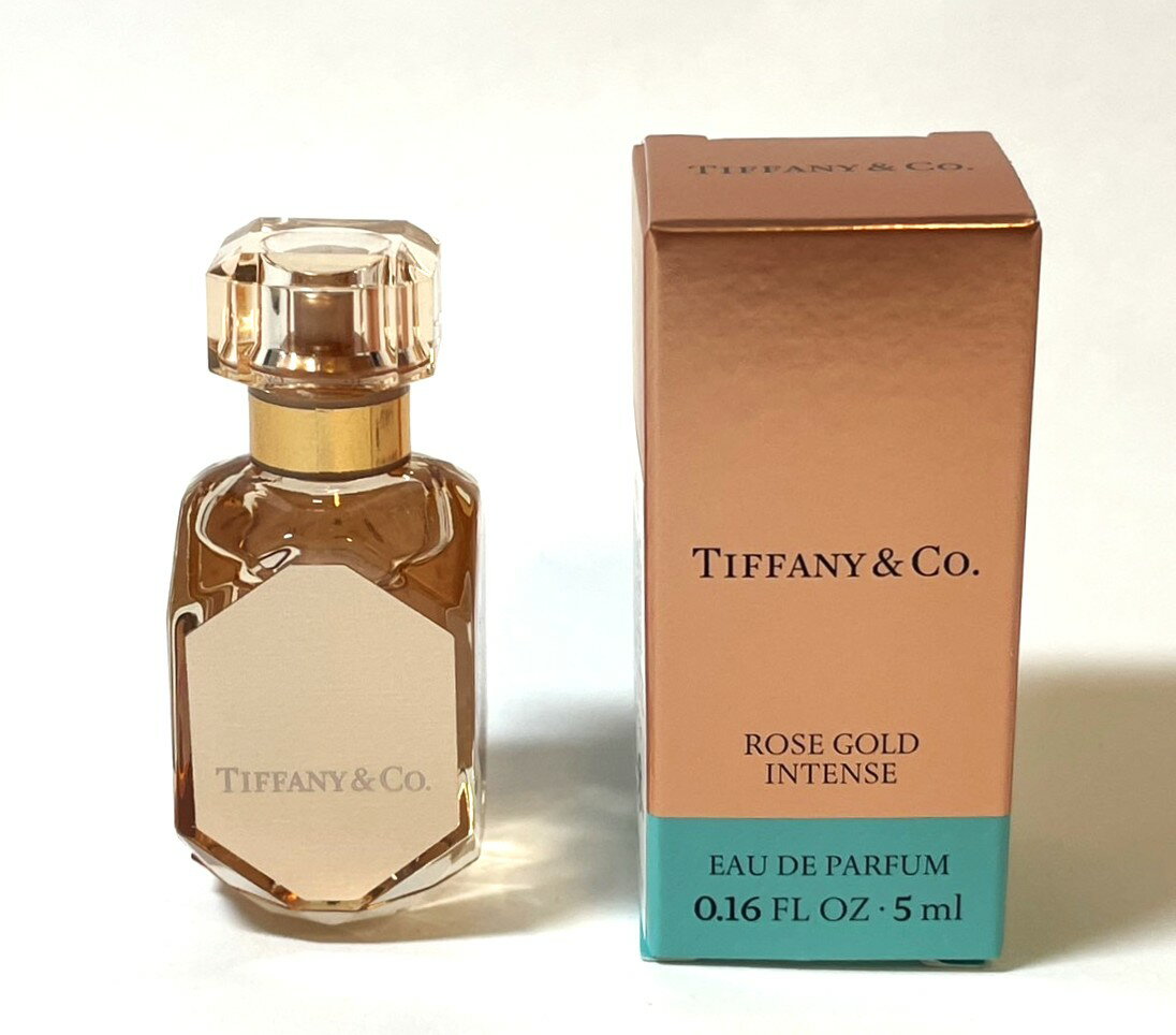 【ネコポス送料無料】ティファニー ローズゴールド インテンス オードパルファム 5ml TIFFANY&Co. 箱不良品